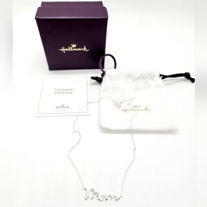 Sterling Silver Mom Necklace by Hallmark NIB
